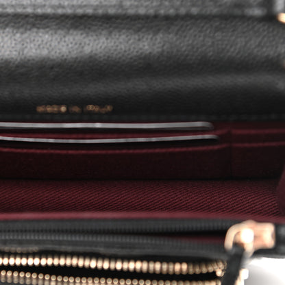 Chanel Caviar Quilted Business Affinity Clutch With Chain Black 5 of 13