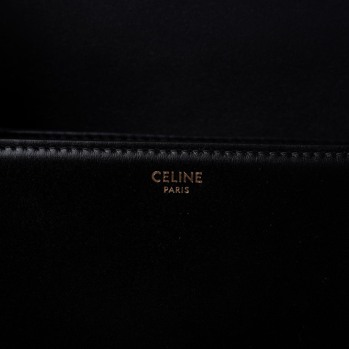 Shiny Calfskin Nano Triomphe Black