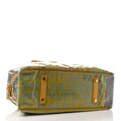 Louis Vuitton Monogram Pulp Defile Weekender GM Yellow 3 of 4