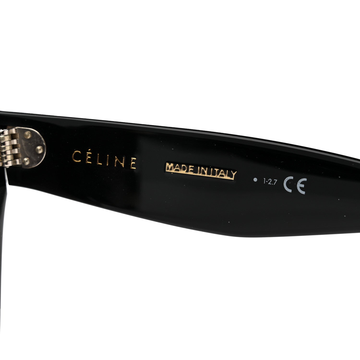 Celine Acetate Cat Eye Sunglasses CL40004I Havana Black 6 of 6