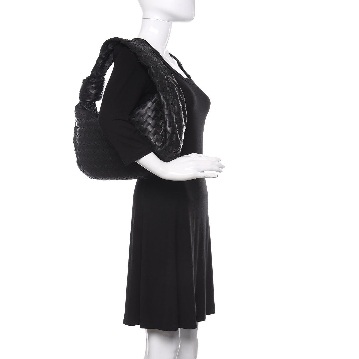 Nappa Intrecciato Medium Jodie Black