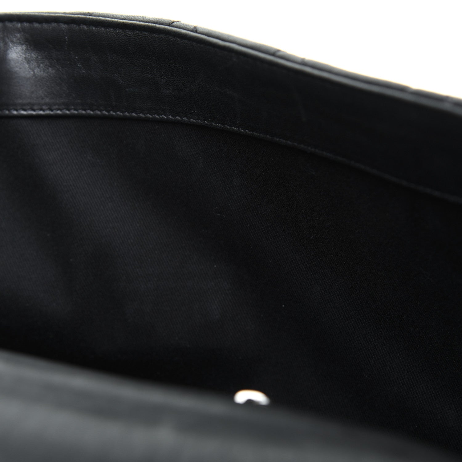 Chanel Washed Lambskin Maxi Take Away Flap Bag Black 15 of 23
