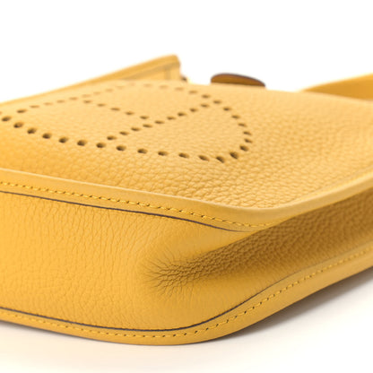 Hermes Taurillon Clemence Evelyne TPM Jaune Ambre 9 of 11