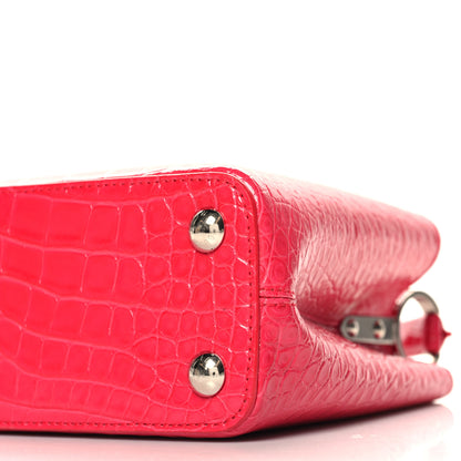 Louis Vuitton Alligator Capucines BB Fuchsia 9 of 9