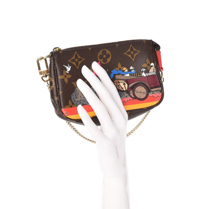 Louis Vuitton Monogram 2015 Christmas Animation Mini Pochette Accessories 2 of 8
