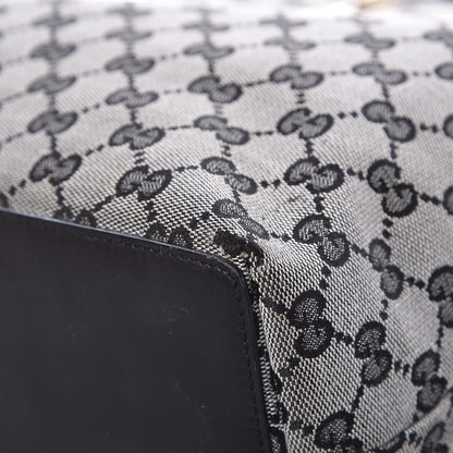 Gucci Monogram Large Bucket Tote Black 9 of 14