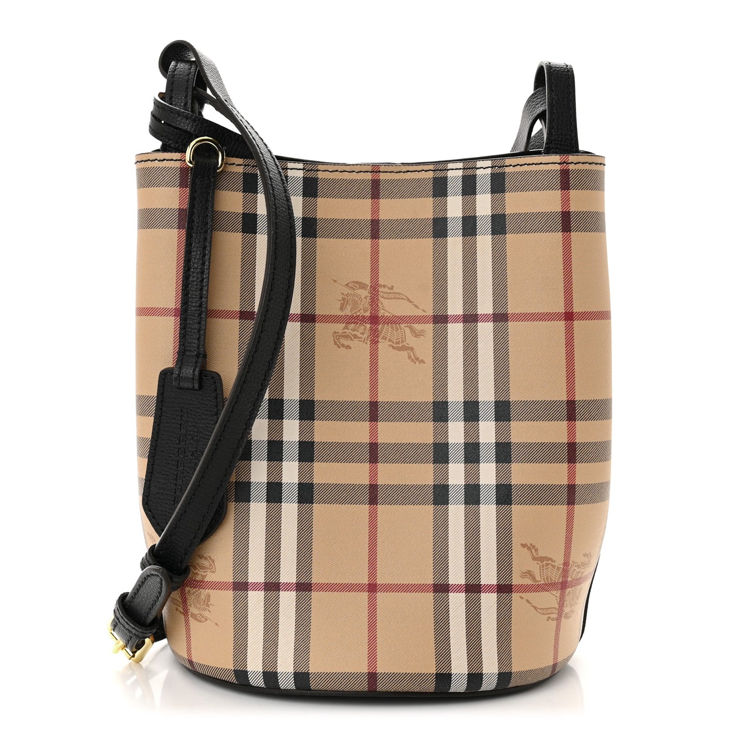 Haymarket Check Colours Small Lorne Bucket Crossbody Black