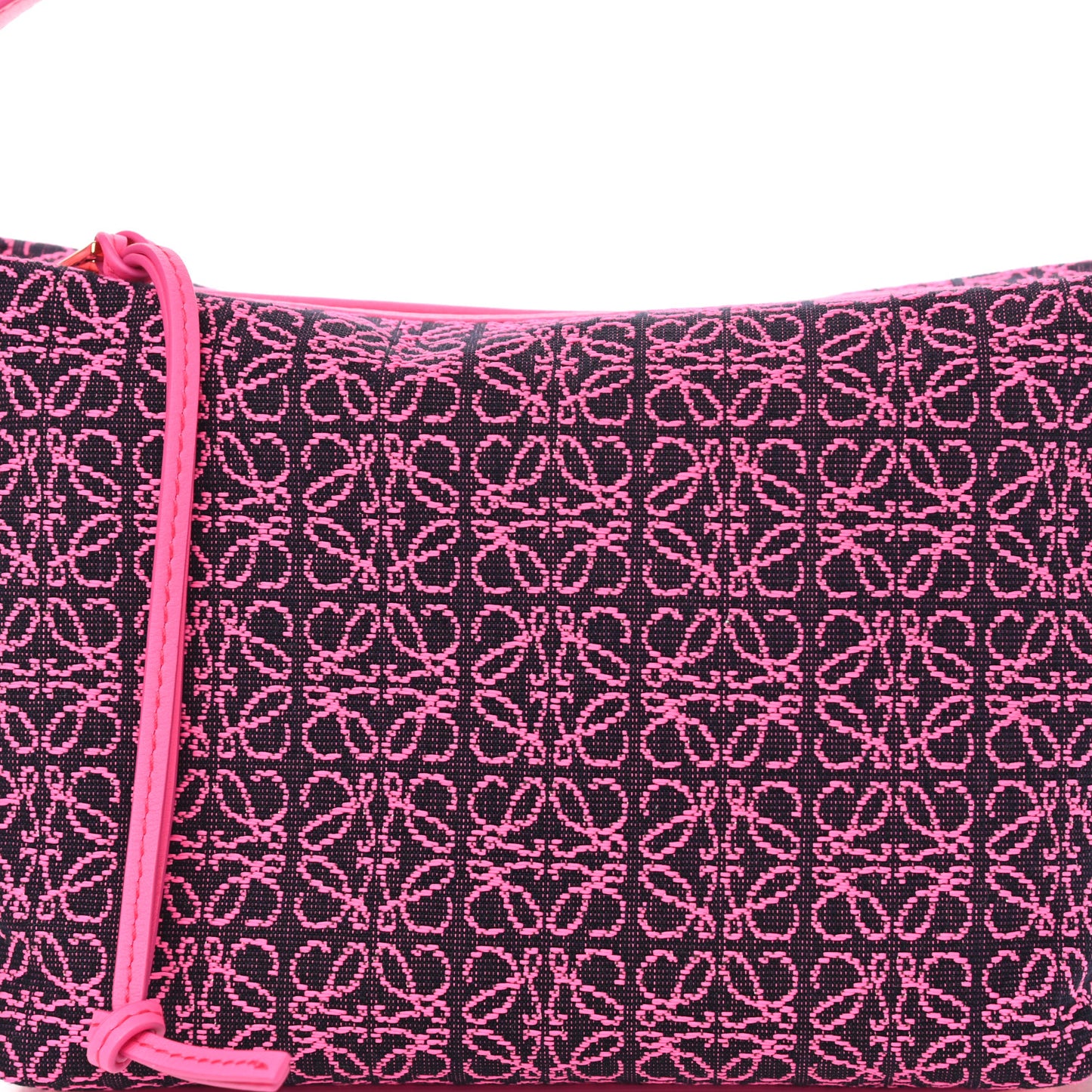 Jacquard Anagram Calfskin Small Cubi Bag Pink