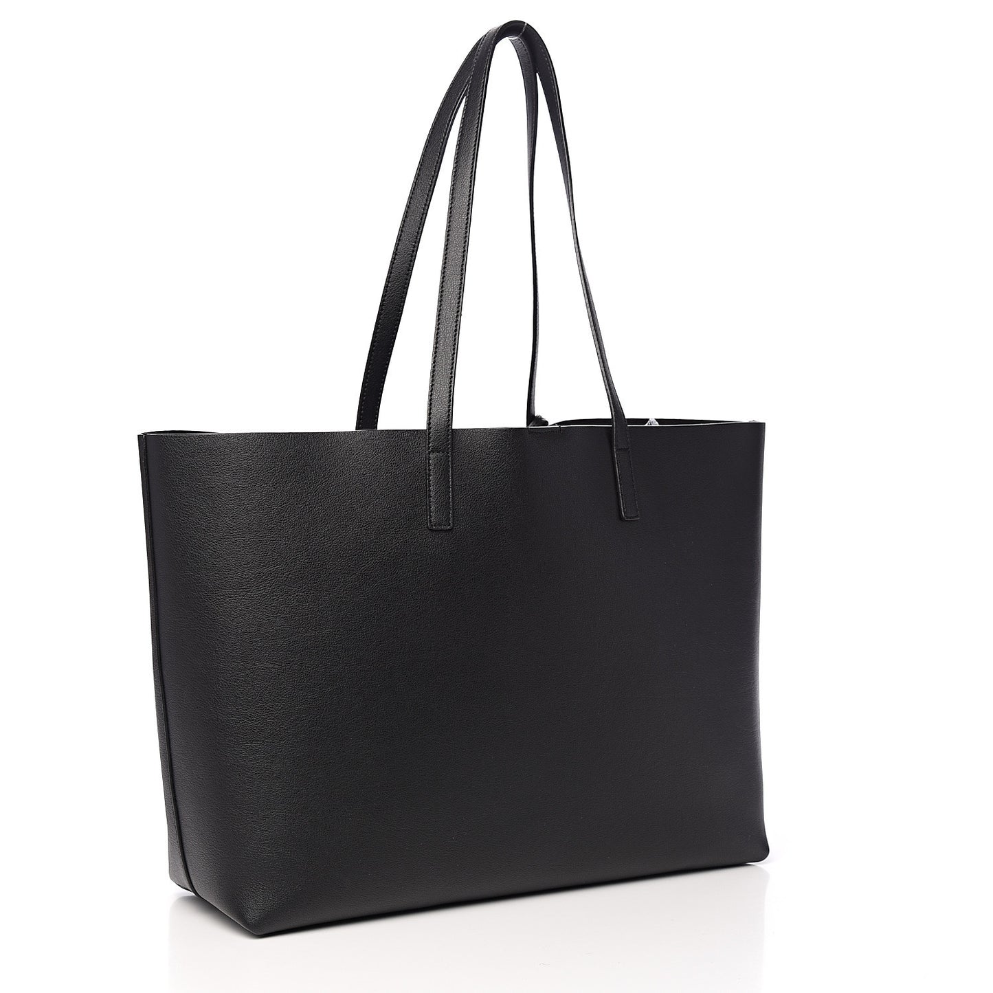 Calfskin Large Shopping Tote Black