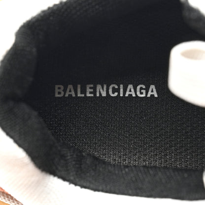 Balenciaga Mesh Nubuck Womens Triple S Sneakers 36 Orange Gris Black 7 of 8