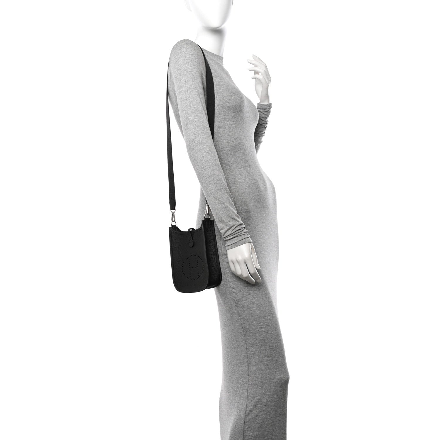 Hermes Taurillon Maurice Evelyne TPM Dark Bronze 2 of 11