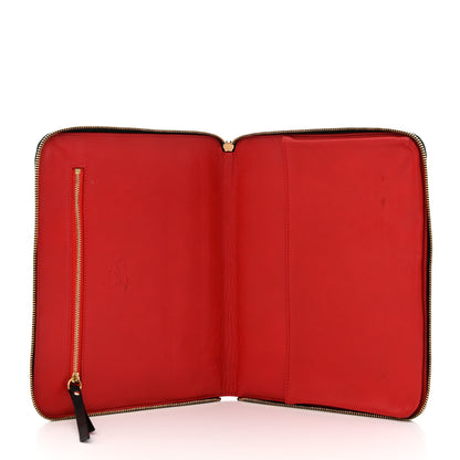 Christian Louboutin Calfskin Spiked Cris iPad Case Black 4 of 8