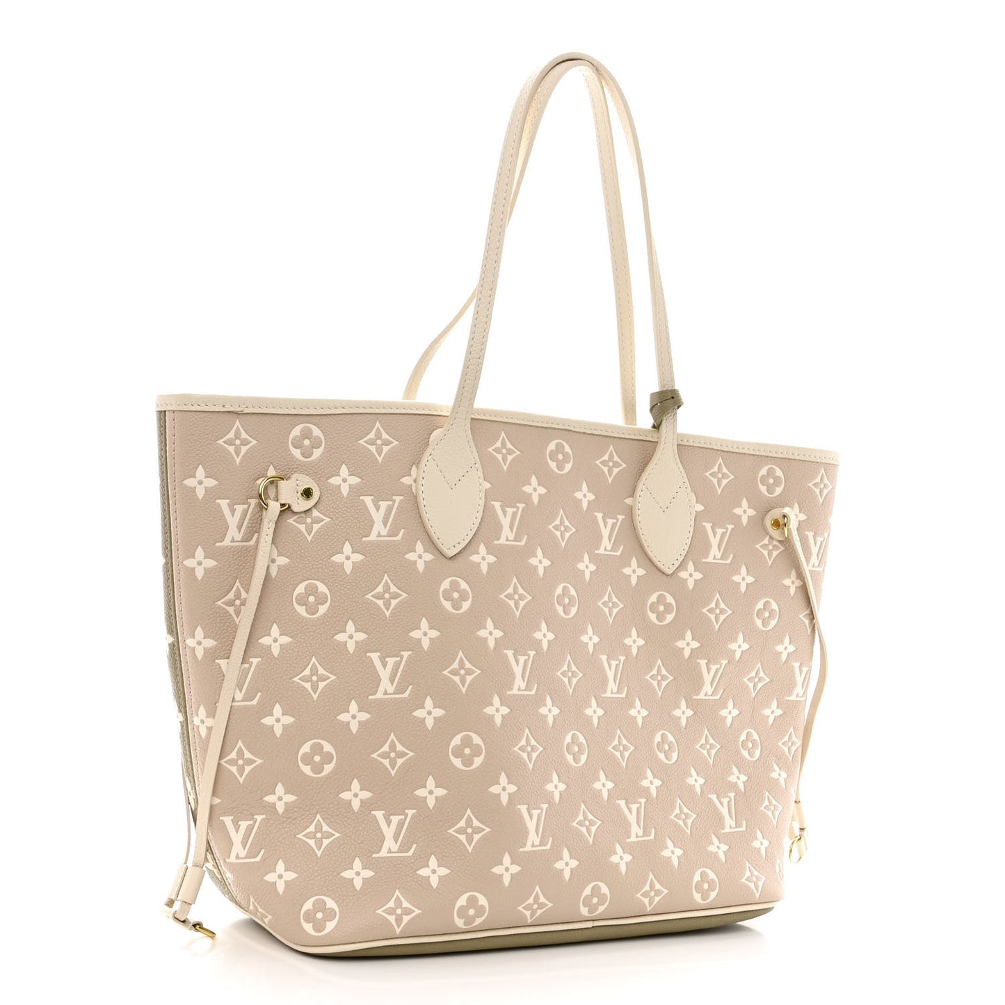 Empreinte Monogram Spring In The City Neverfull MM Kaki Beige Cream