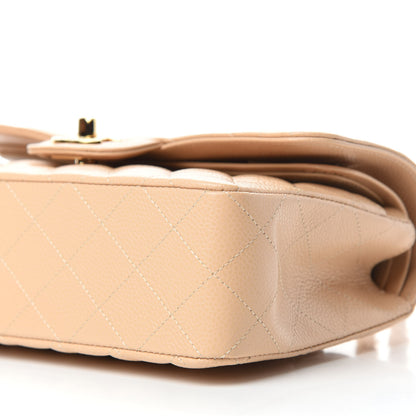 Chanel Caviar Quilted Small Double Flap Beige 7 of 11