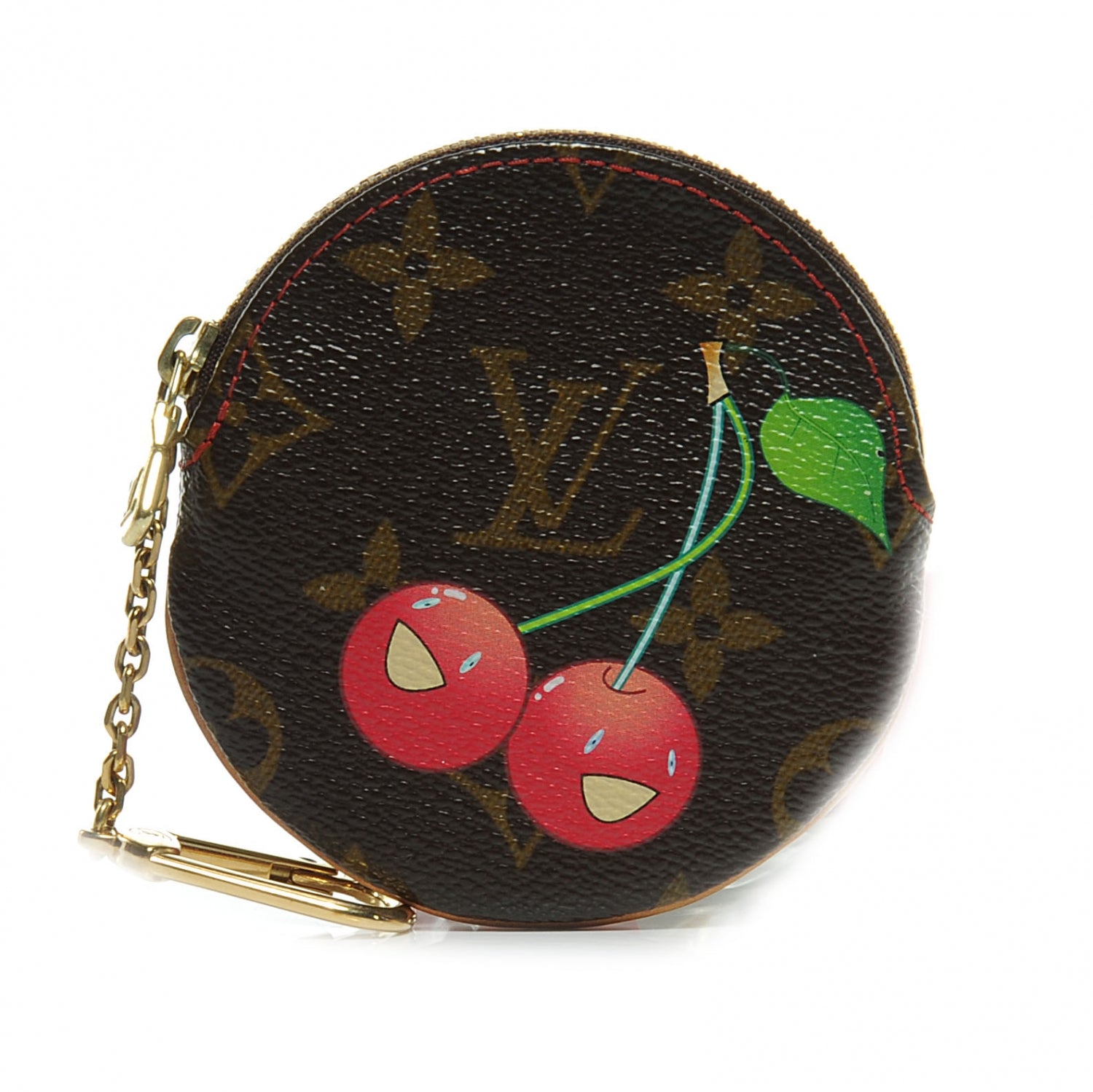 Louis Vuitton Monogram Cerises Round Coin Purse 1 of 7