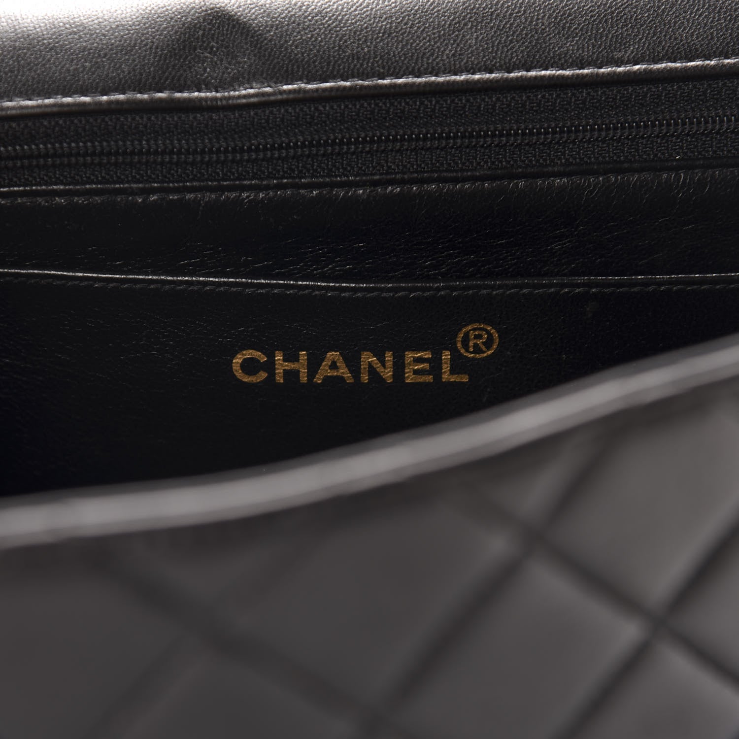 Chanel Lambskin Quilted Jumbo Single Flap Black 8 of 11