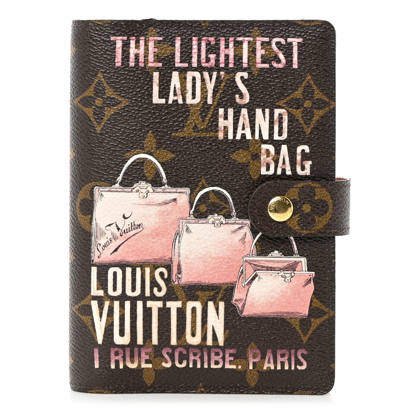 Monogram Affiche Small Ring Agenda Cover
