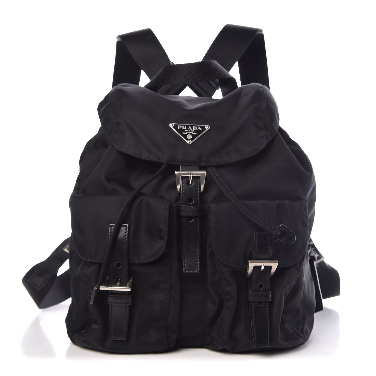 Tessuto Nylon Vela Small Backpack Black