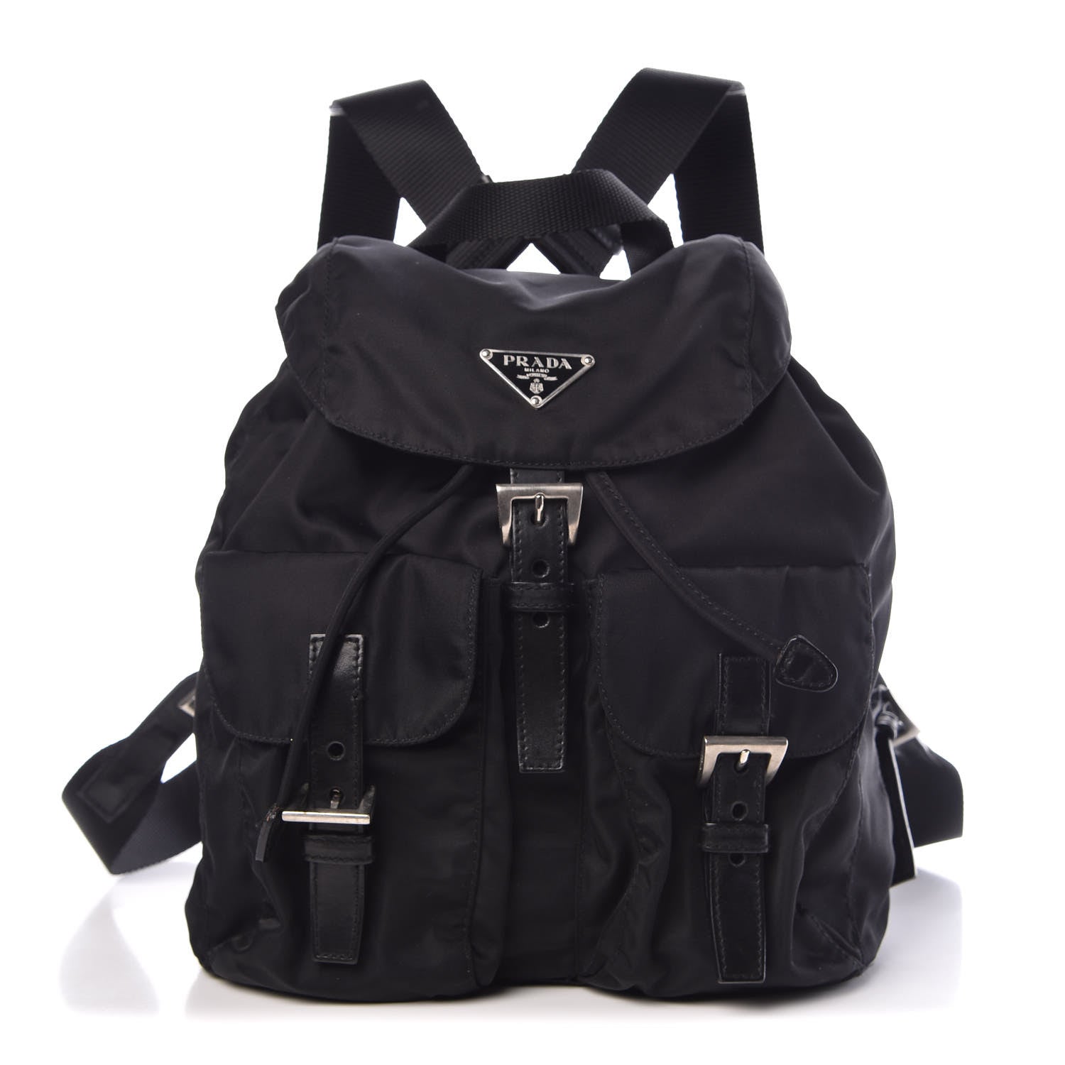 Prada Tessuto Nylon Vela Small Backpack Black 1 of 7