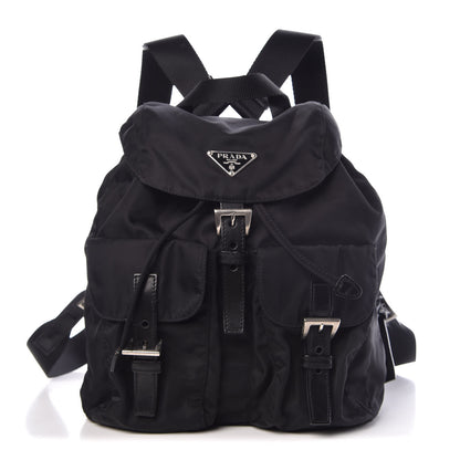 Prada Tessuto Nylon Vela Small Backpack Black 1 of 7