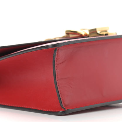Gucci Calfskin Small Sylvie Shoulder Bag Hibiscus Red 9 of 13