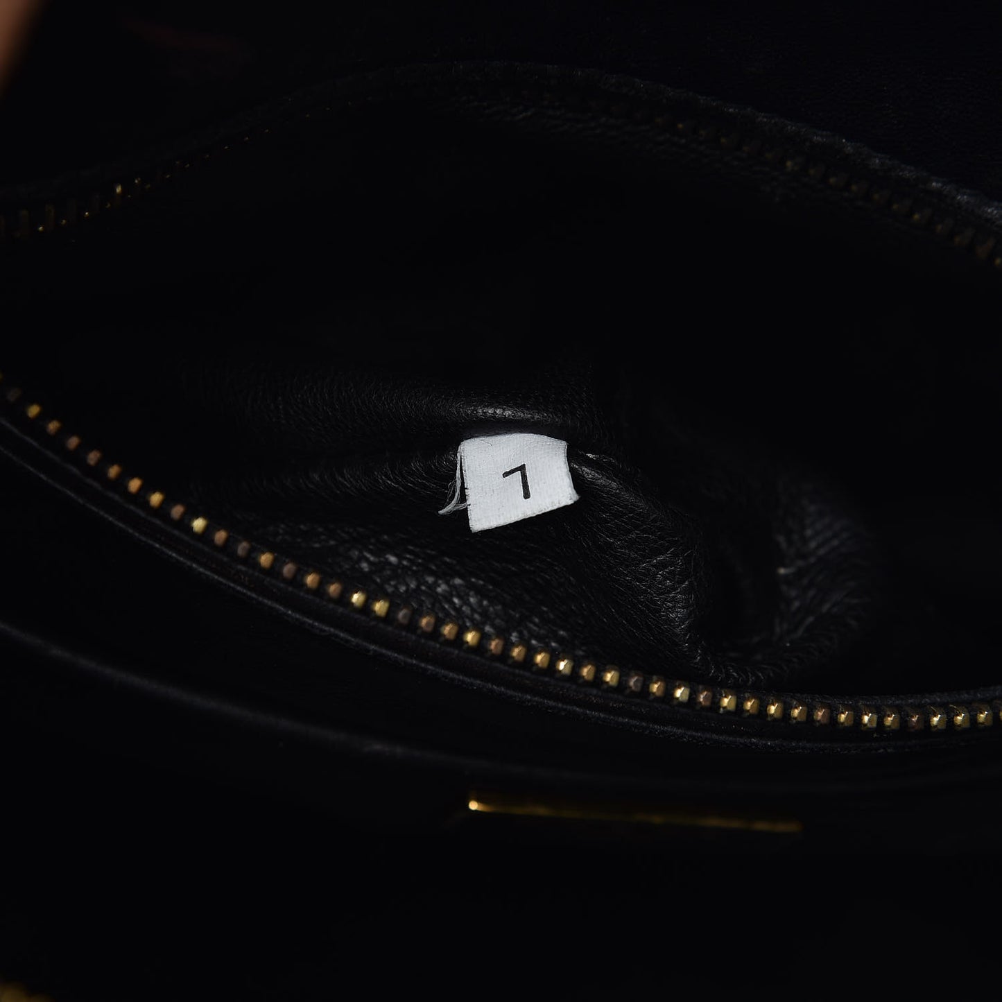 Vitello Vintage Bowling Bag Black