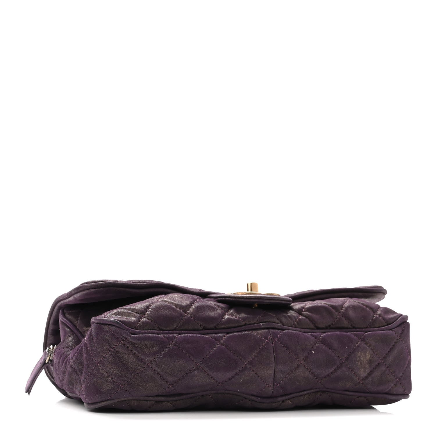 Chanel Iridescent Calfskin Quilted Small Shiva Flap Purple 4 of 11