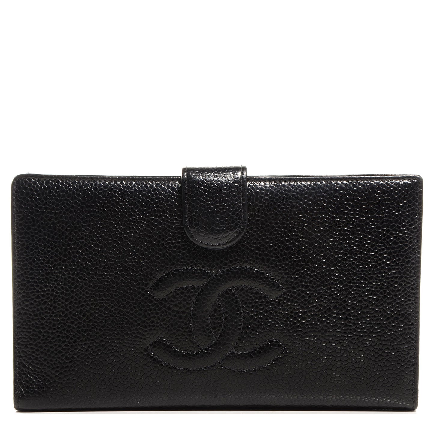 Caviar CC French Wallet Black