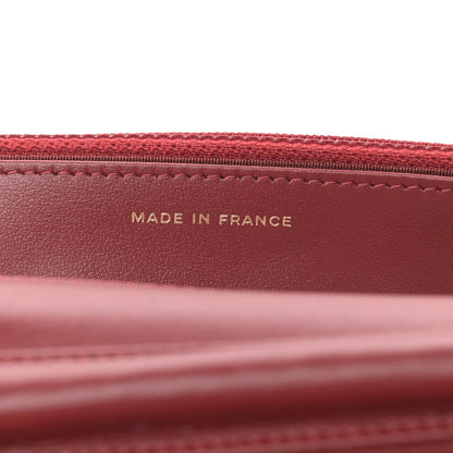 Chanel Caviar Quilted Boy Wallet On Chain WOC Red 6 of 10