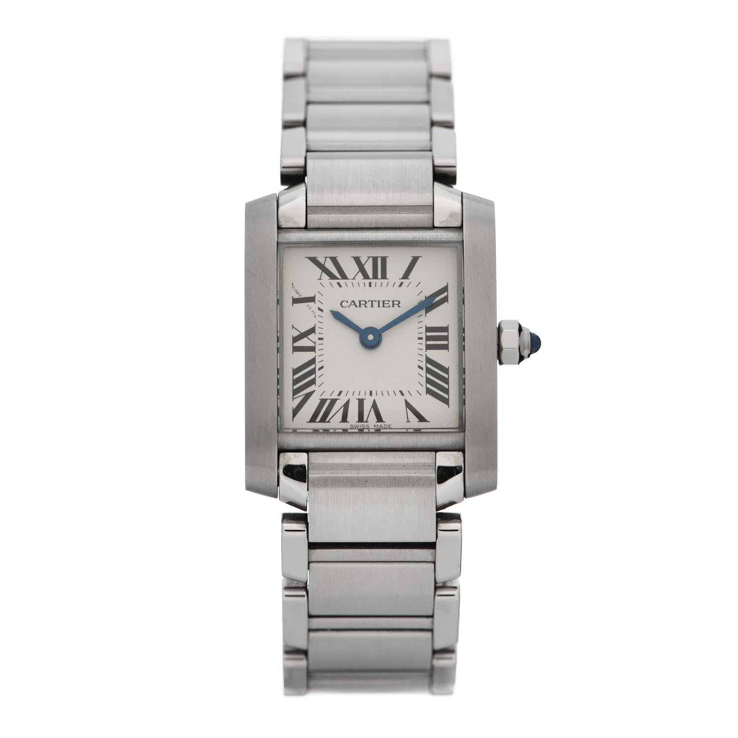 Cartier Stainless Steel 20mm Tank Francaise Quartz Watch 1 of 4