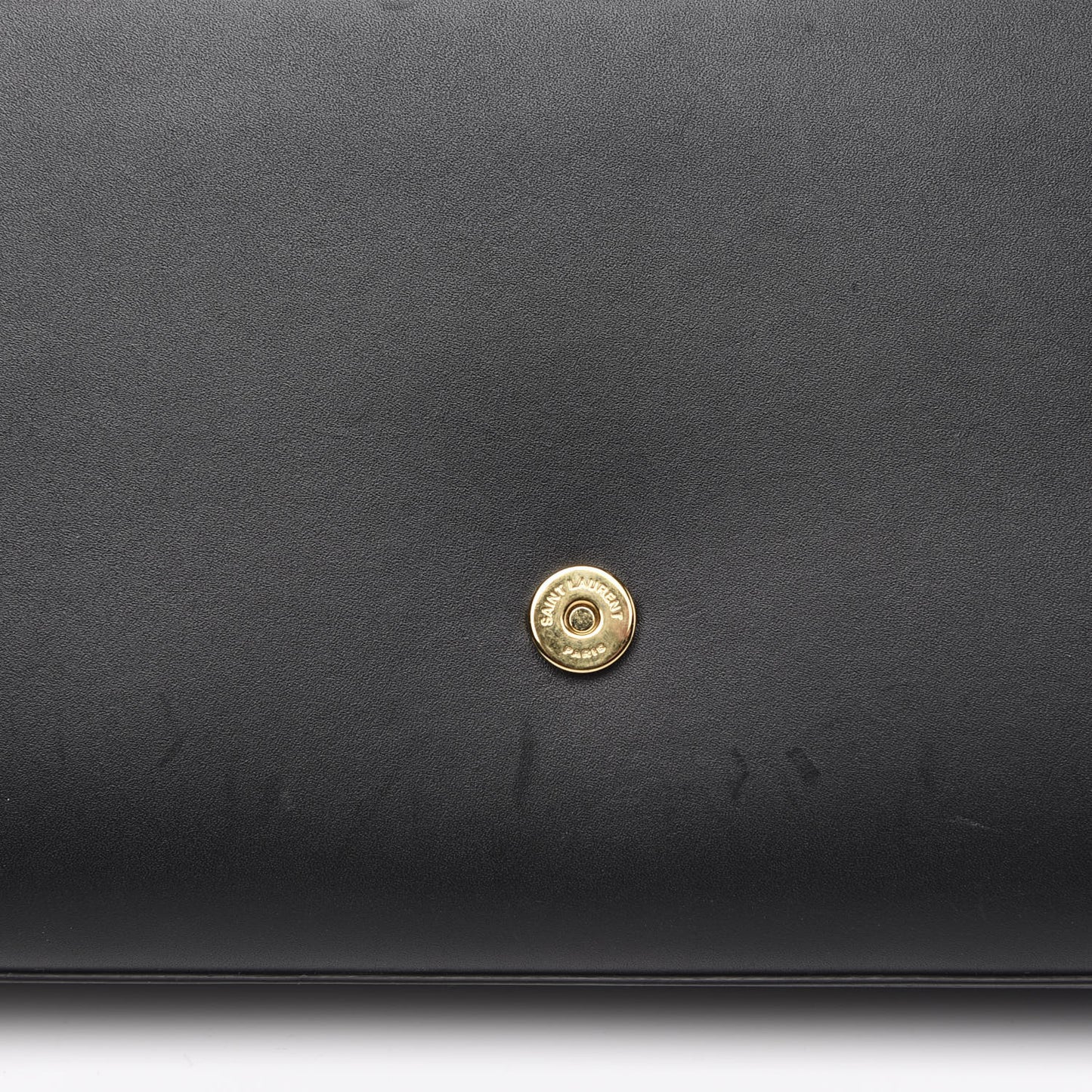 Smooth Calfskin Medium Classic Monogram Kate Tassel Satchel Black