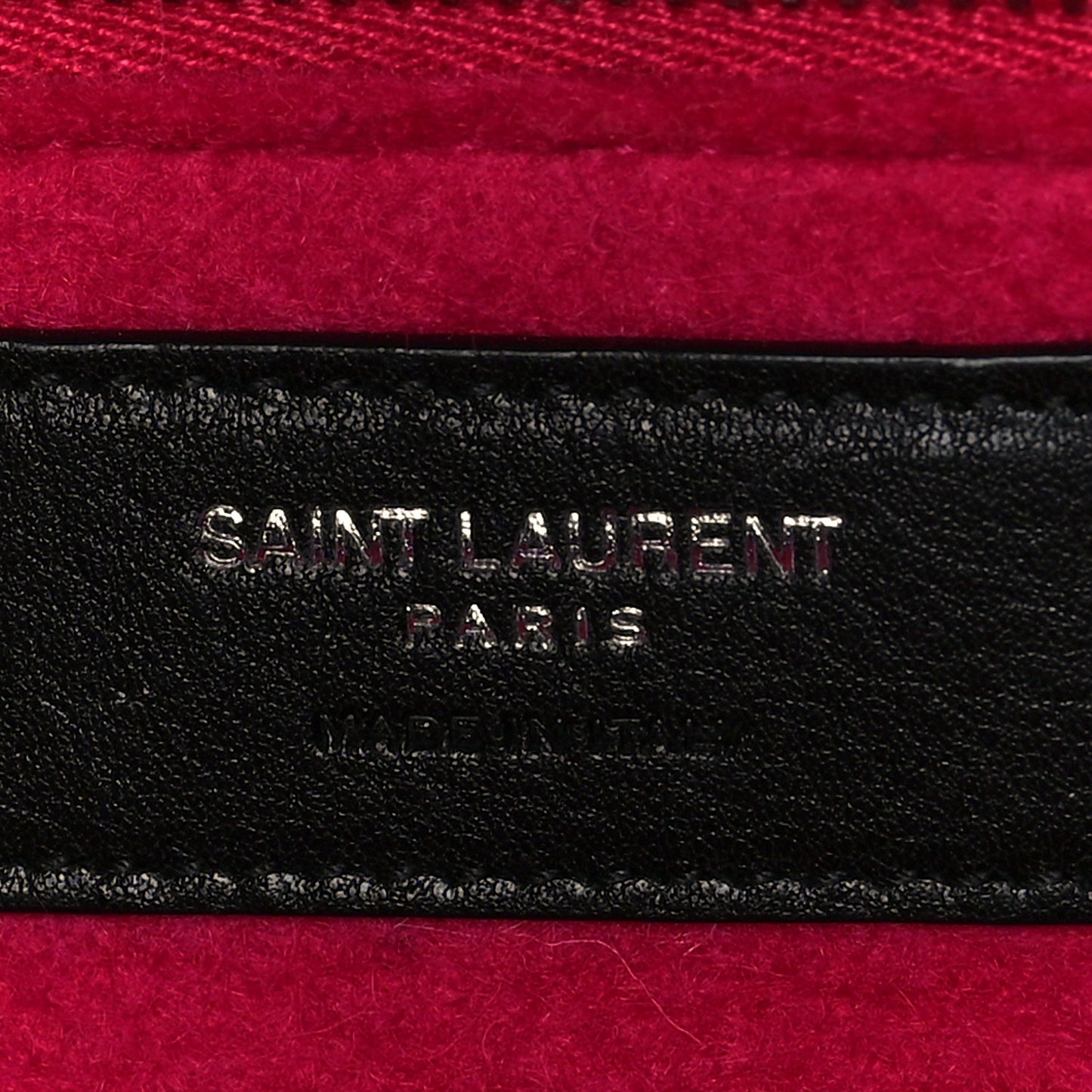 Wool Rive Gauche Tote Fuchsia