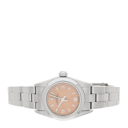 Rolex Stainless Steel 24mm Oyster Perpetual Watch Pink 76080 2 of 4