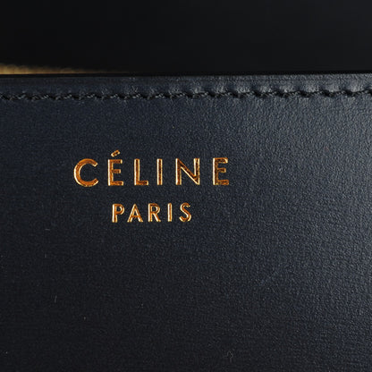 Celine Box Calfskin Medium Classic Box Flap Bag Navy Blue 7 of 7