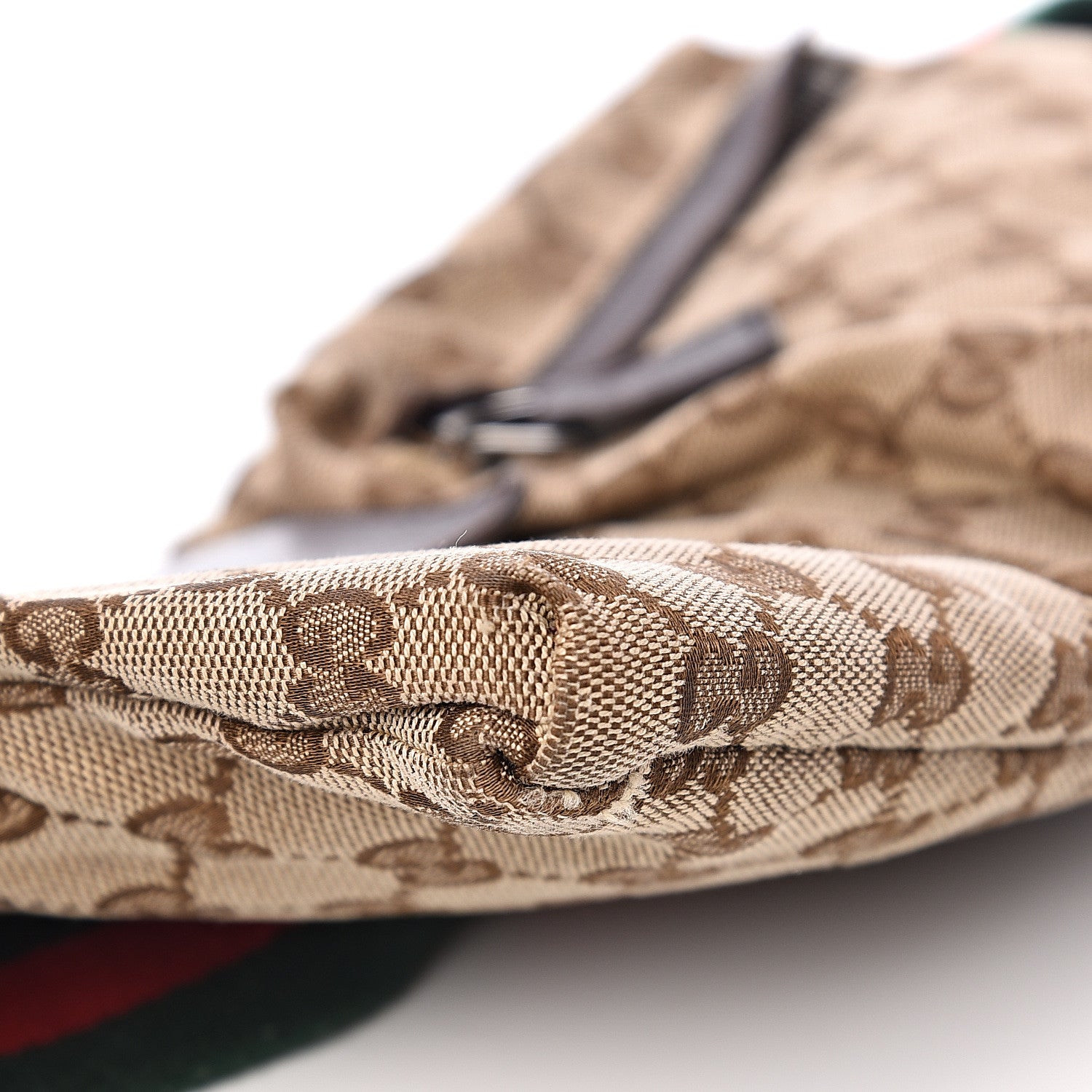 Gucci Monogram Web Belt Bag Dark Brown 7 of 12