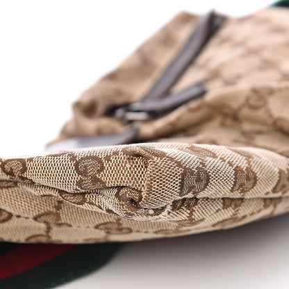 Gucci Monogram Web Belt Bag Dark Brown 7 of 12