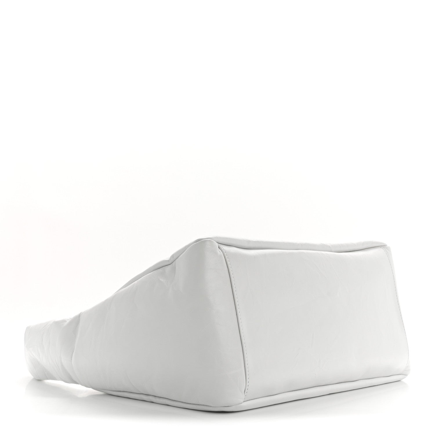 Balenciaga Calfskin Monaco Sling Shoulder Bag White 4 of 10