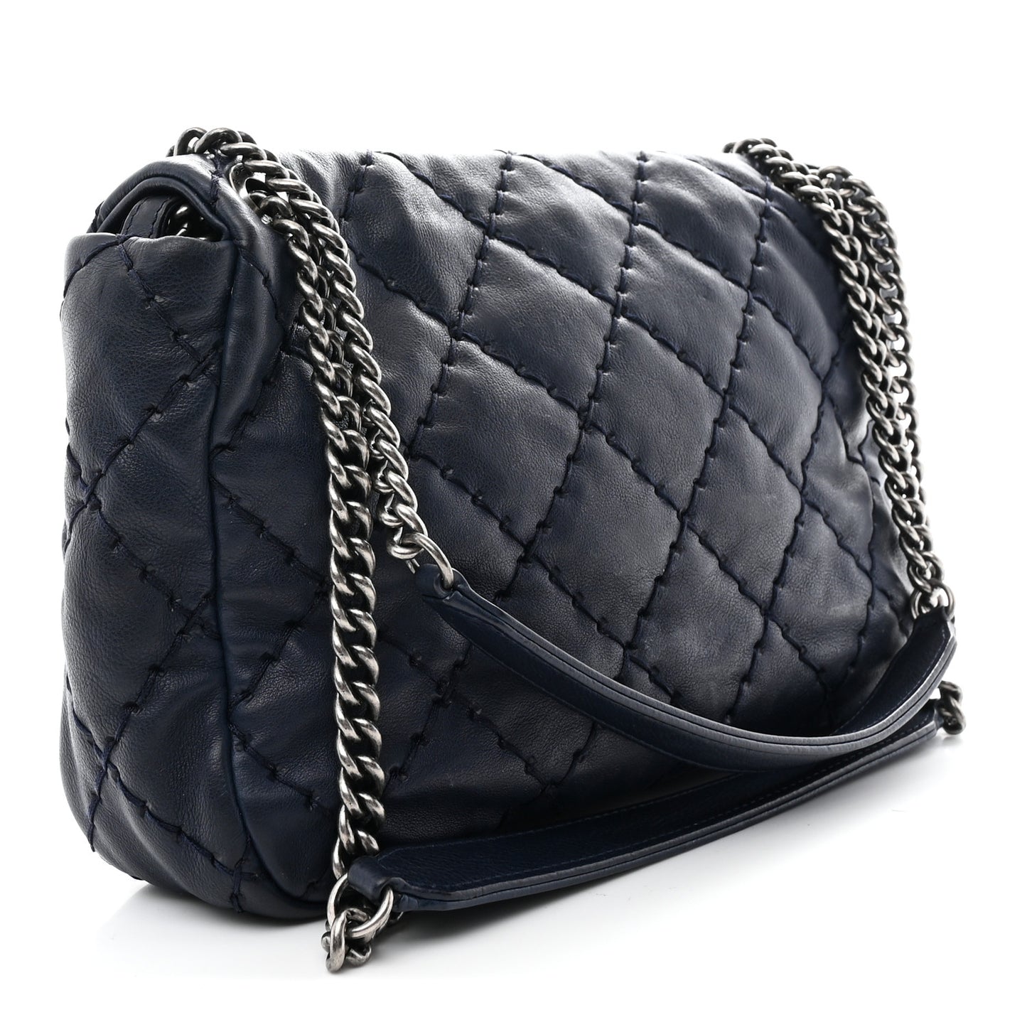 Calfskin Love Me Tender Flap Navy