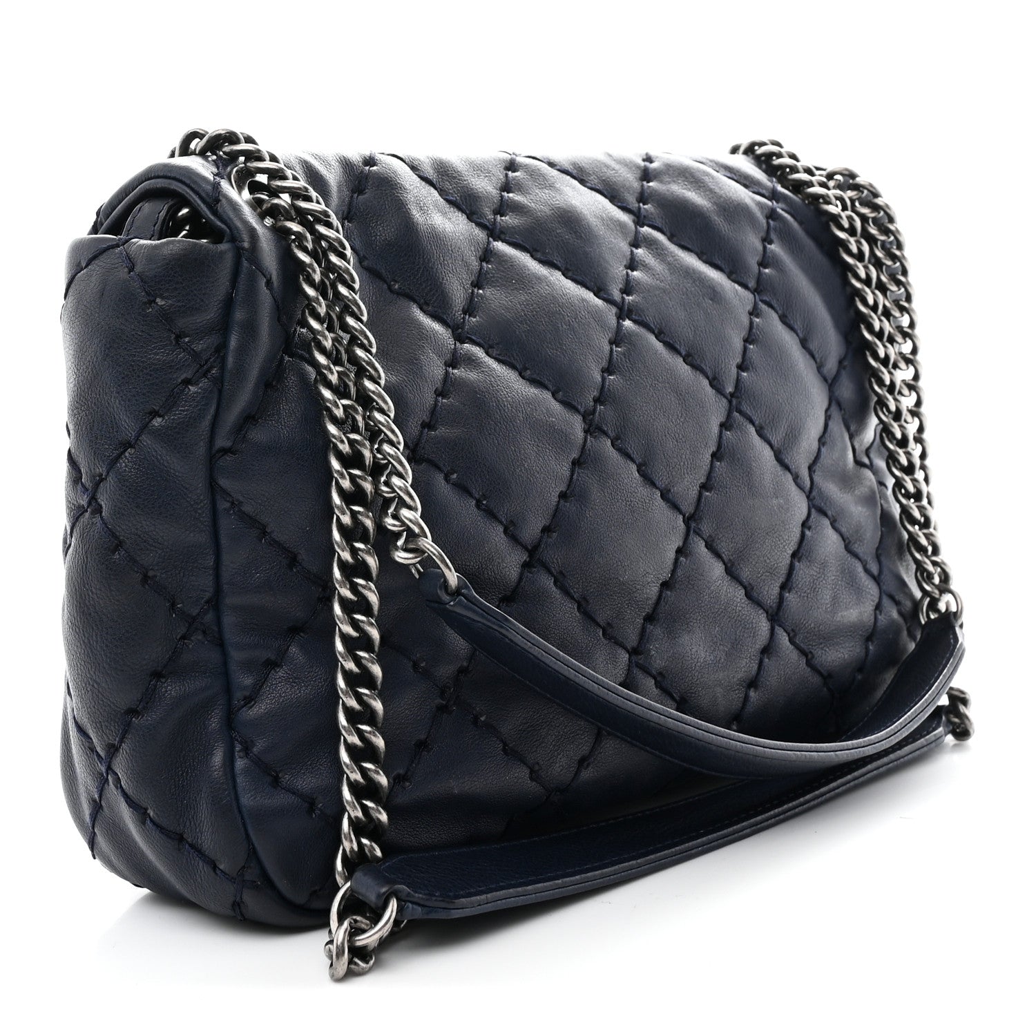 Chanel Calfskin Love Me Tender Flap Navy 3 of 11