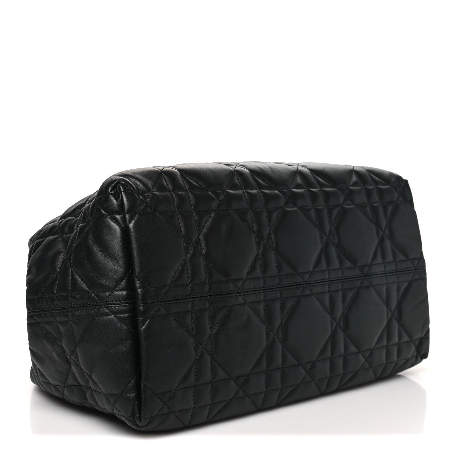 Christian Dior Calfskin Macrocannage Large Toujours Black 1870260