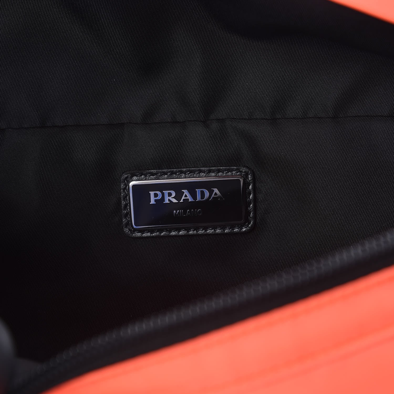 Prada Nylon Montagna Belt Bag Arancio Fluo 6 of 9