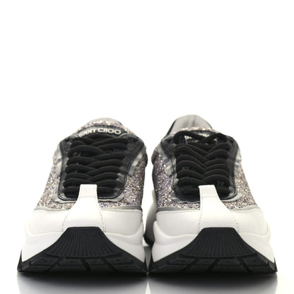 Jimmy Choo Glitter Raine Sneakers 38 White 2 of 7