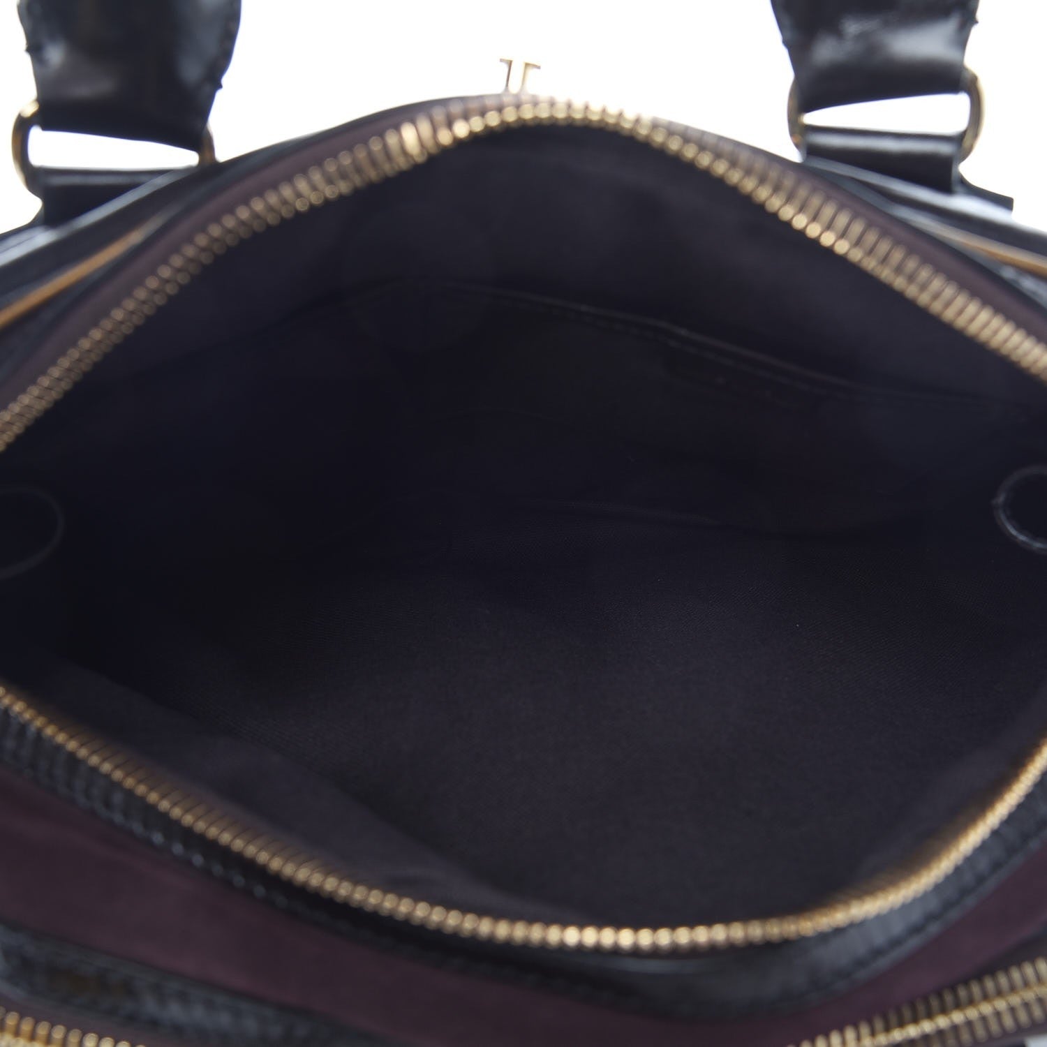 Burberry Grainy Calfskin Suede Tote Brown Burgundy 5 of 15