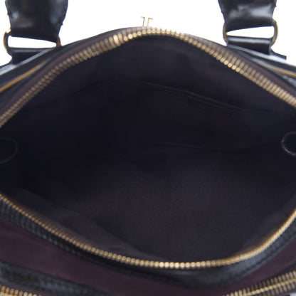 Burberry Grainy Calfskin Suede Tote Brown Burgundy 5 of 15