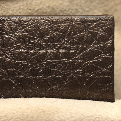 Gucci Metallic Pebbled Calfskin Small 1973 Chain Shoulder Bag Winter Leaf 8 of 10