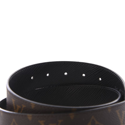 Louis Vuitton Monogram Epi 35mm LV Circle Reversible Belt 90 36 Black 3 of 6