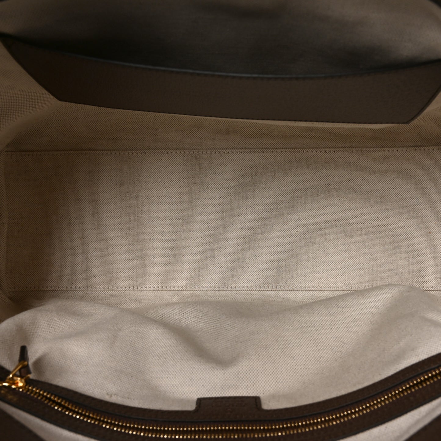 Monogram Jumbo GG Textured Dollar Calfskin Web Medium Ophidia Shopping Tote Camel Ebony