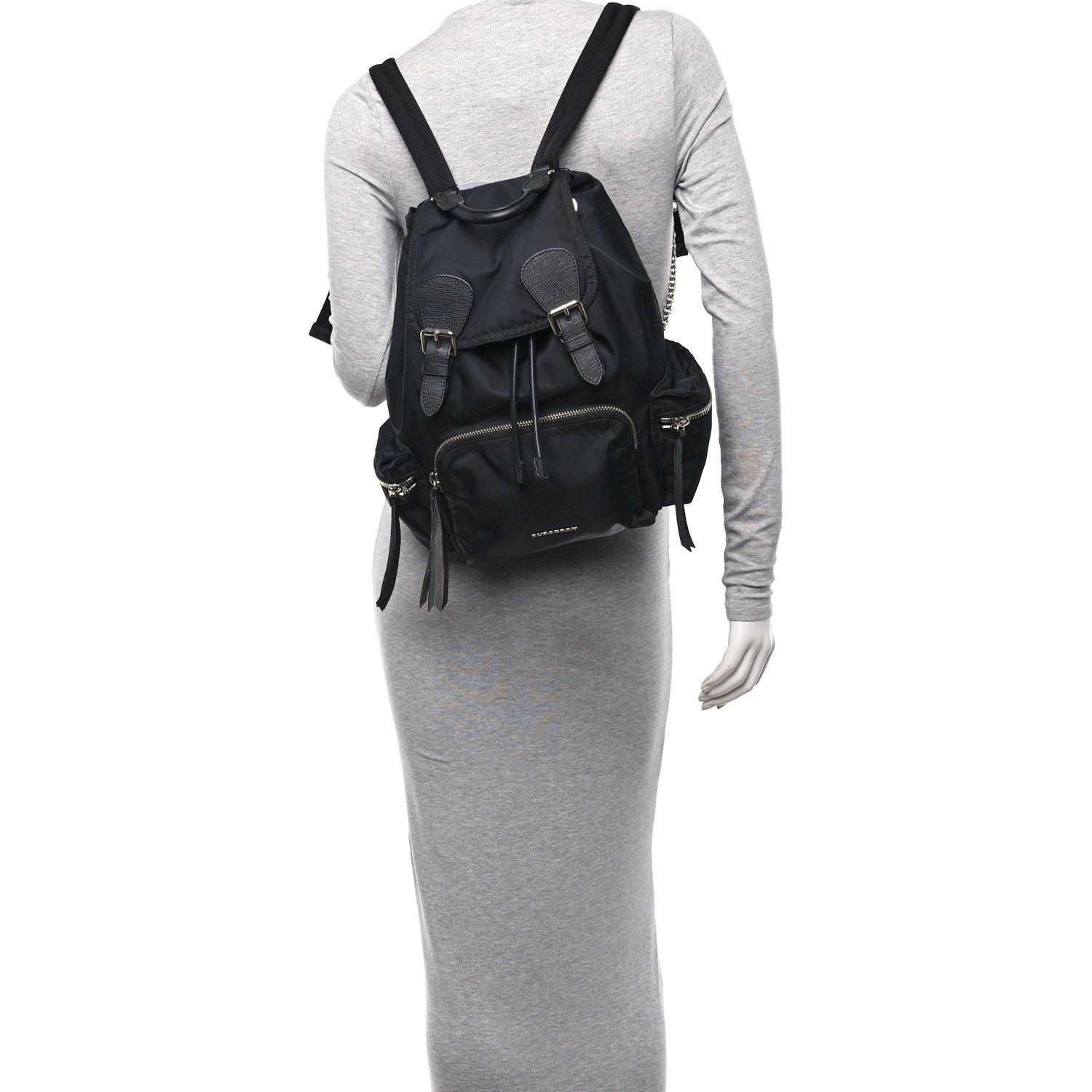 Burberry Nylon Medium Crossbody Rucksack Backpack Black 2 of 10