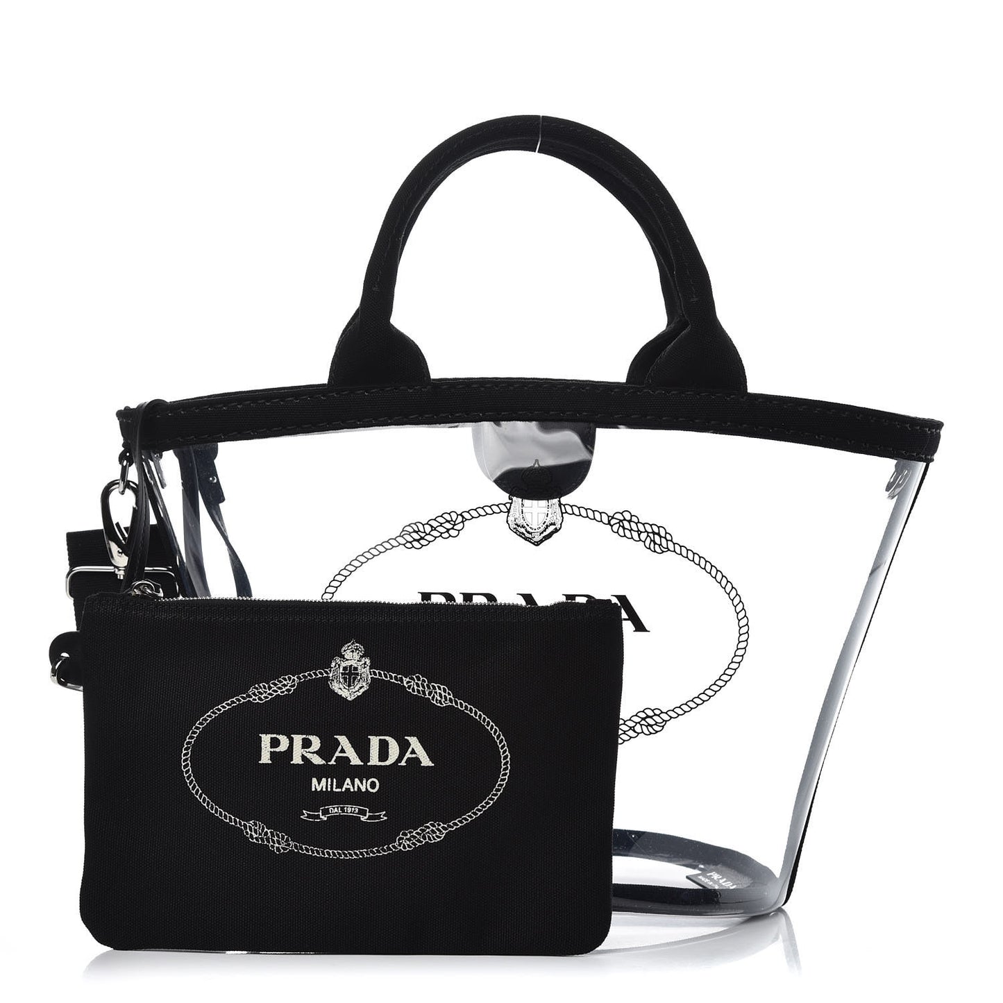 Plexiglass Canapa Small Shopper Tote Black