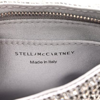Stella McCartney Mesh Crystal Falabella Shoulder Bag Silver 6 of 10